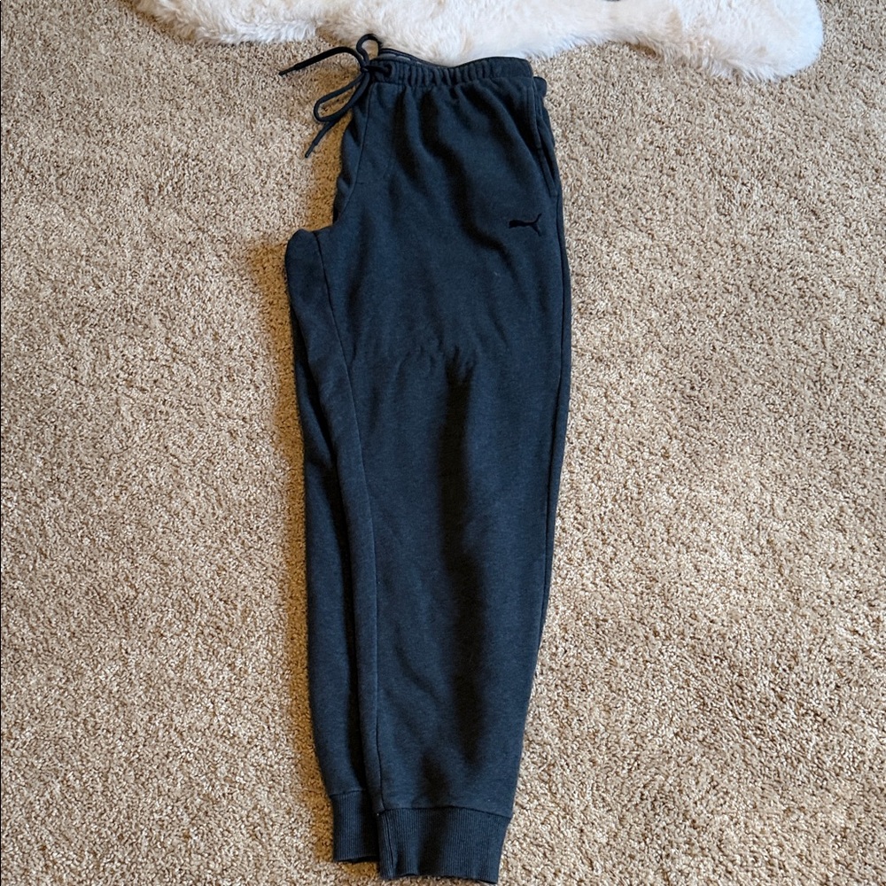 Puma Men's Charcoal Joggers